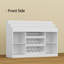 56.3" Wide Step Design Wine Rack With USB LED Light