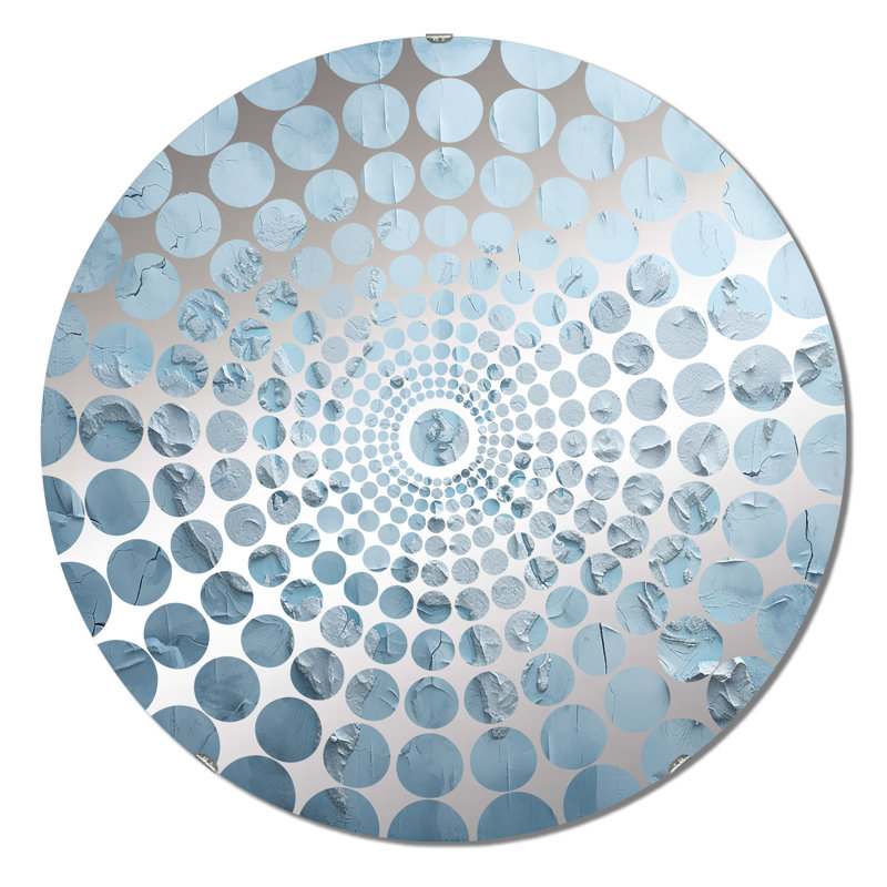 Waligore - Concentric Circles Decorative Mirror, 23.6" x 23.6"