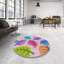 Tapis rose / vert / bleu Jorgie-669143554