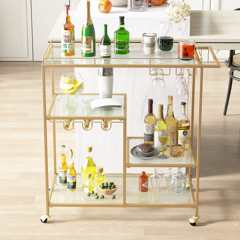 Amilien Metal Bar Cart