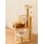 Structure d'escalade en bois massif de 55 pouces de couleur naturelle standard moderne