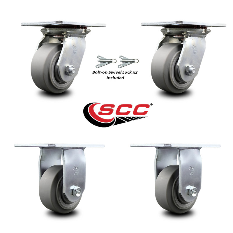 4 Piece Thermoplastic Caster Set