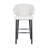 Indigo Upholstered Counter Stool with Solid Wood Frame