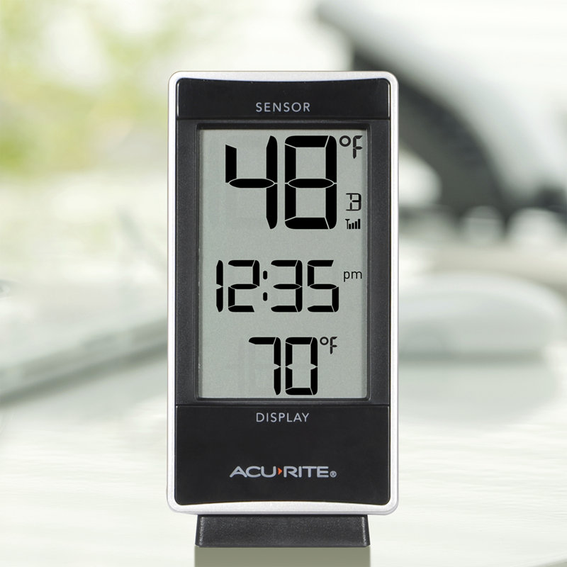 Thermomètre numérique AcuRite avec température intérieure et extérieure (02059M)