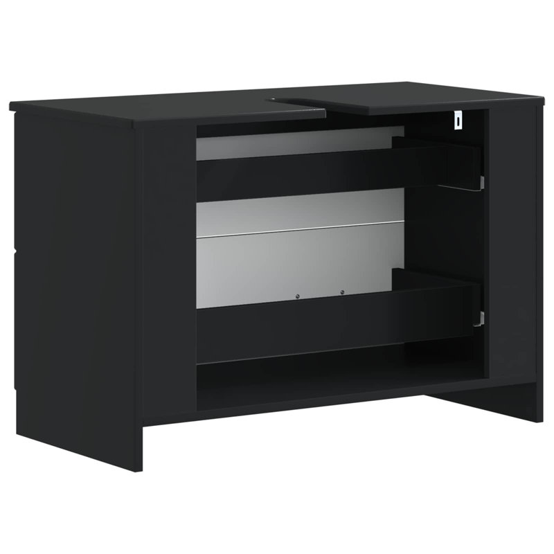 Under Sink Cabinet, Black