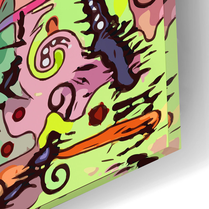 «Look Of Love» par Dean Russo, H 12 po x l 16 po x P 0,13 po