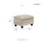Repose-pieds de 34 po Careen-1185037356