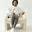 Cesc 32" W Boucle Sled Base Accent Chairs (Set of 2)