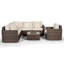 Yancey 5 Seater Rattan Corner Sofa Set