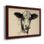 «Charcoal Cow II», reproduction de photo sur toile encadrée-2001334162