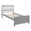 Lit plateforme en bois simple (lit)-1491614317