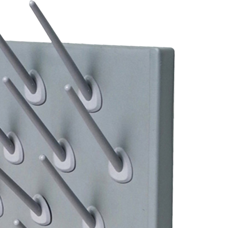 Drying Rack For Lab Glassware Rack 27Pegs PP Wall Glassware Drying Rack
