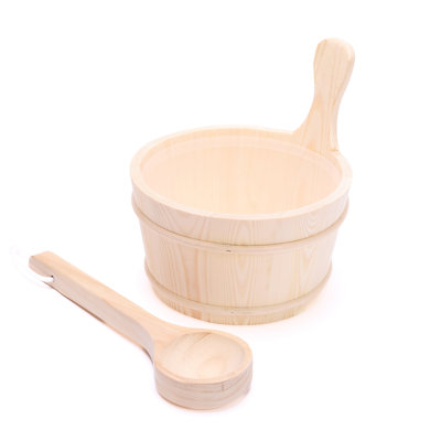 Sauna Bucket And Ladle