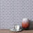 Iron 11.82 in. x 11.82 in. Brick Joint Matte Stainless Steel Mosaic Tile