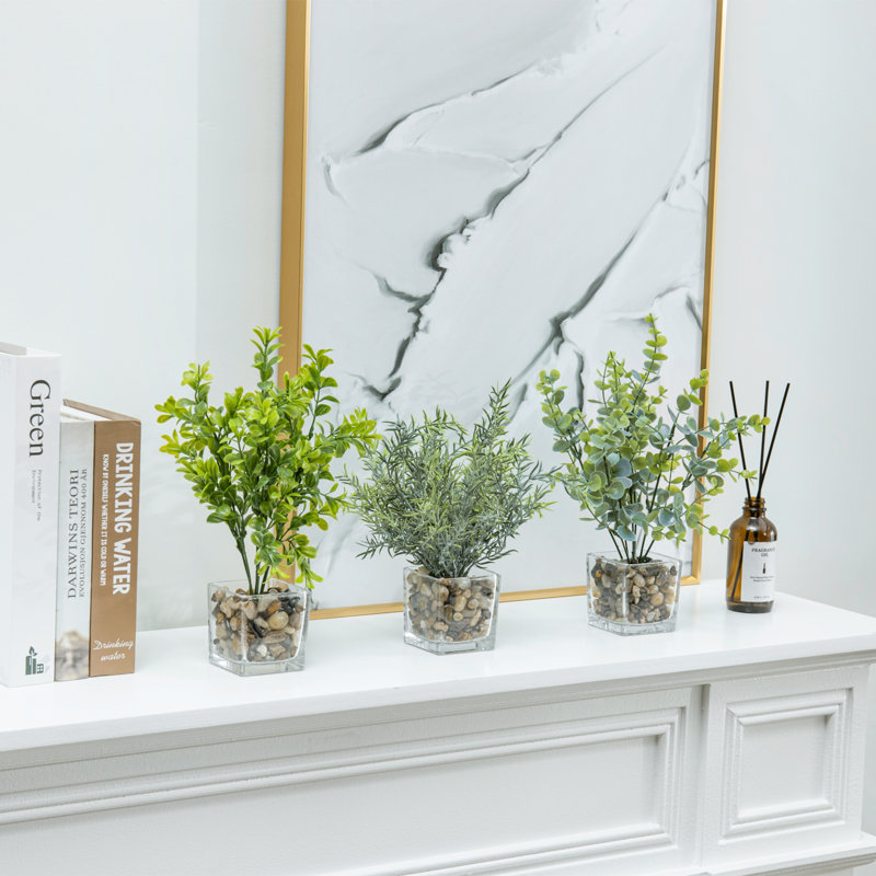 3 - Piece Artificial Plant Set