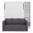 Murphy Bed Wall Bed With Sofa,With Shelves