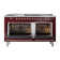 ILVE Nostalgie II Noblesse 60 in Dual Fuel Range 7 Burner, Griddle, Frenchtop