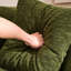 Chenille en tissu, 4 places sans coins, pour salon de détente
