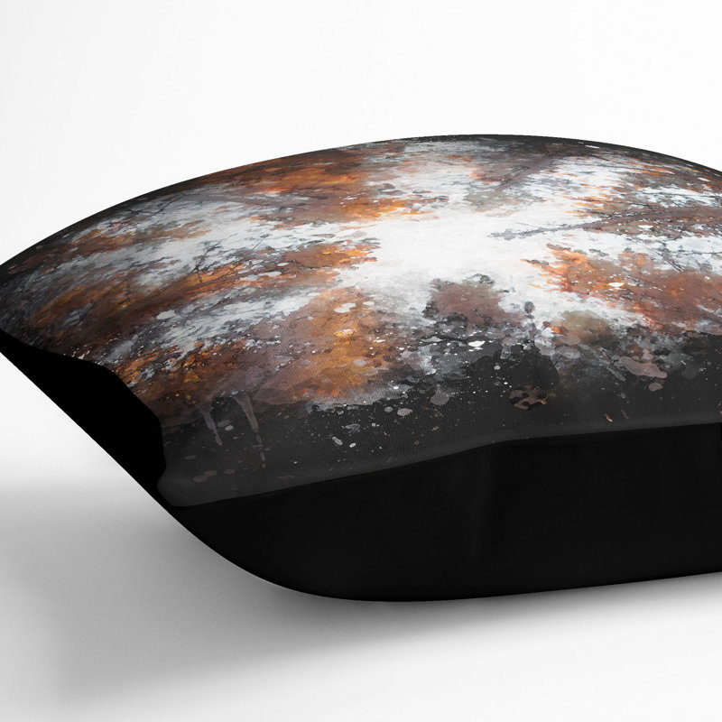 Square Cushion, 55cm H x 55cm W x 20cm D, Black