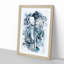 Frank Sinatra in Abstract - Picture Frame Painting Print-55724390-55724394