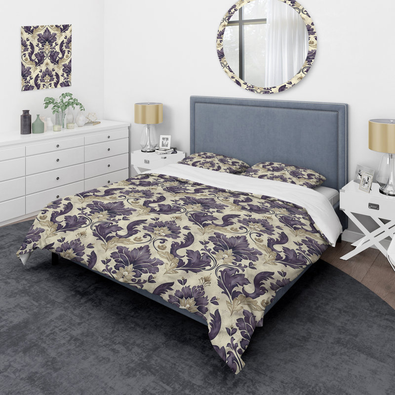 Ensemble de housse de couette Modern, Housse de couette simple et deux taies décorative