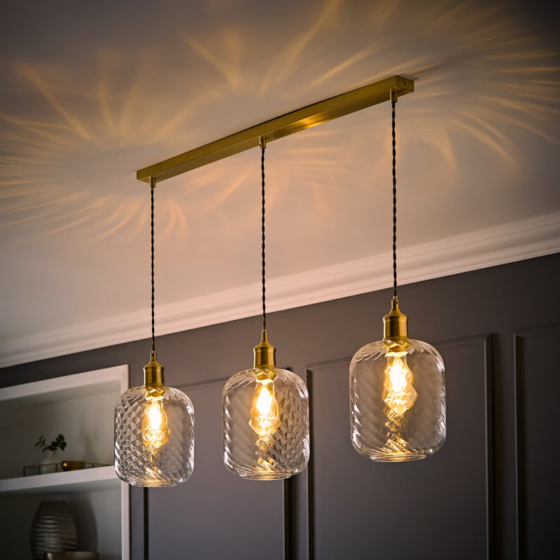 Alisabeth 3 - Light Pendant, Brushed Gold