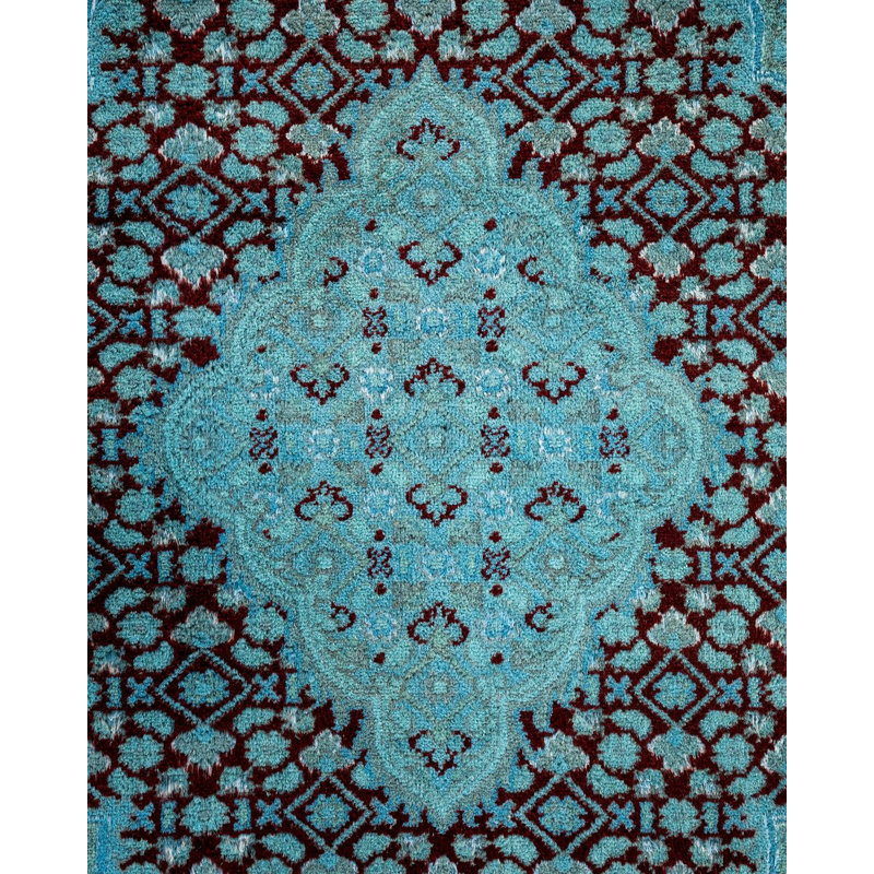 Fine Vibrance One-of-a-Kind 6' 2" X 9' 3" Hand Knotted Area Rug