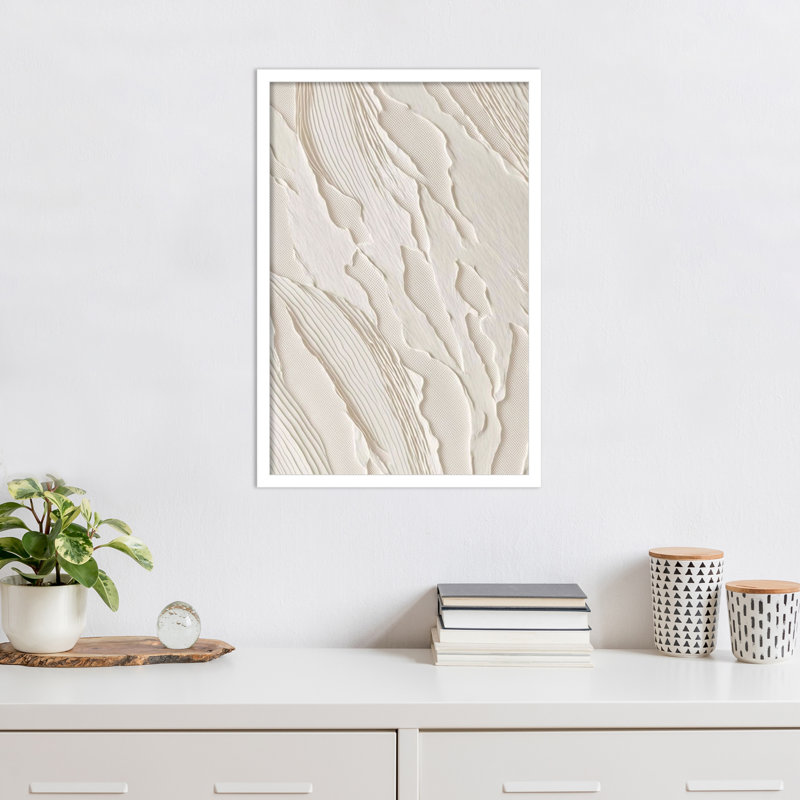 «Silent Stones II» par Andrea Haase, reproduction d'art encadrée sur bois, H 25 po x l 17 po