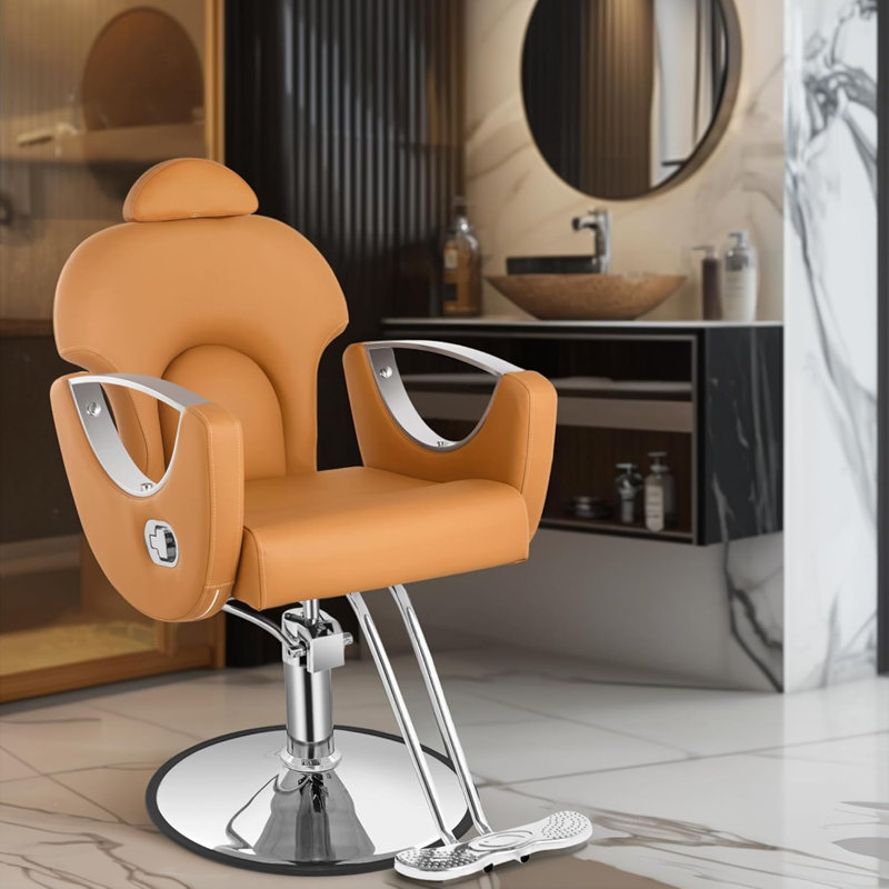 Faux Leather Massage Chair, Brown