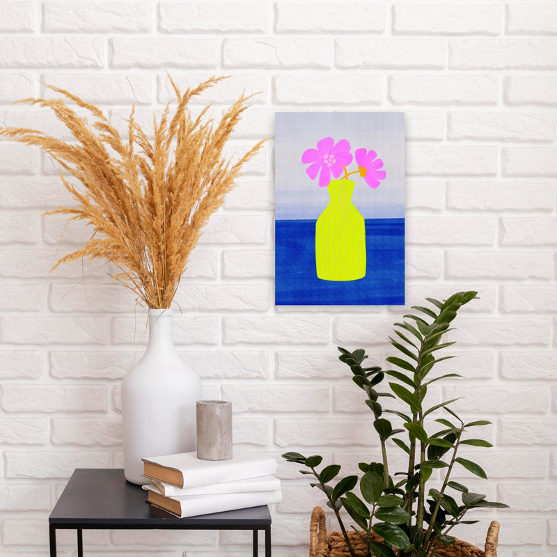 Art floral abstrait vif