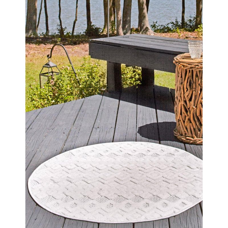 Tapis intérieur / extérieur Grigg, Rond 3 pi