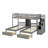 Twin-Over-Twin & Triple-Layer Bunk Bed, Coming With Drawers, Storage-Included Staircase, And Built-In Shelving