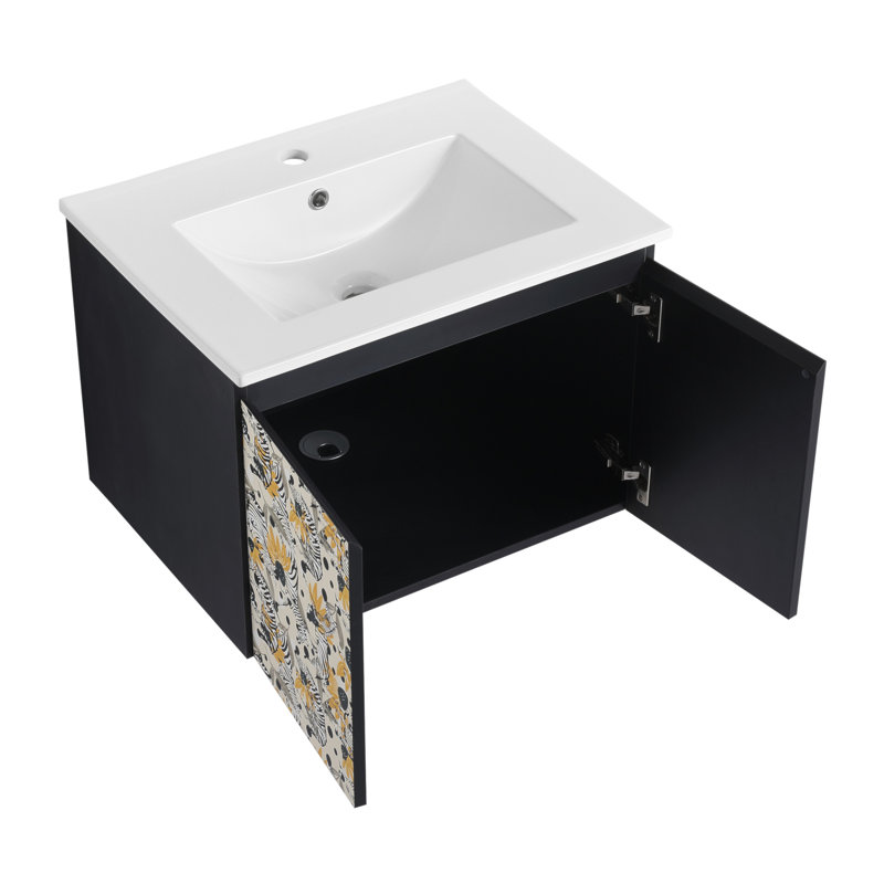 81 Base de meuble-lavabo simple mural 24 po 81