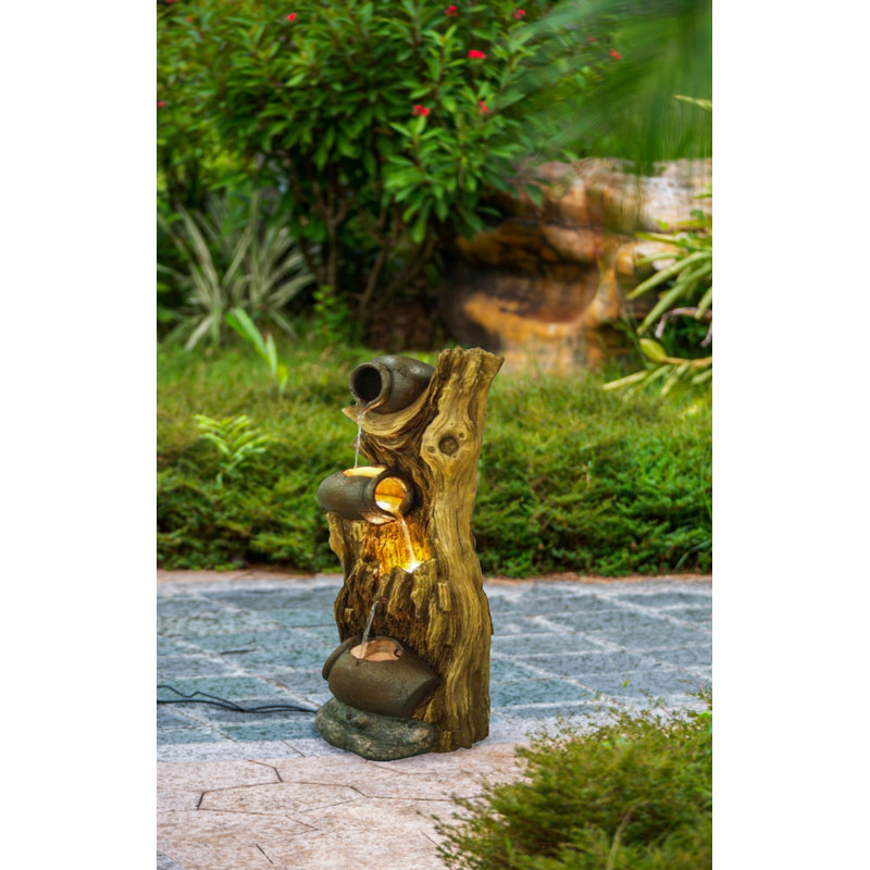 Jande Weather Resistant Accent Fountain with Light