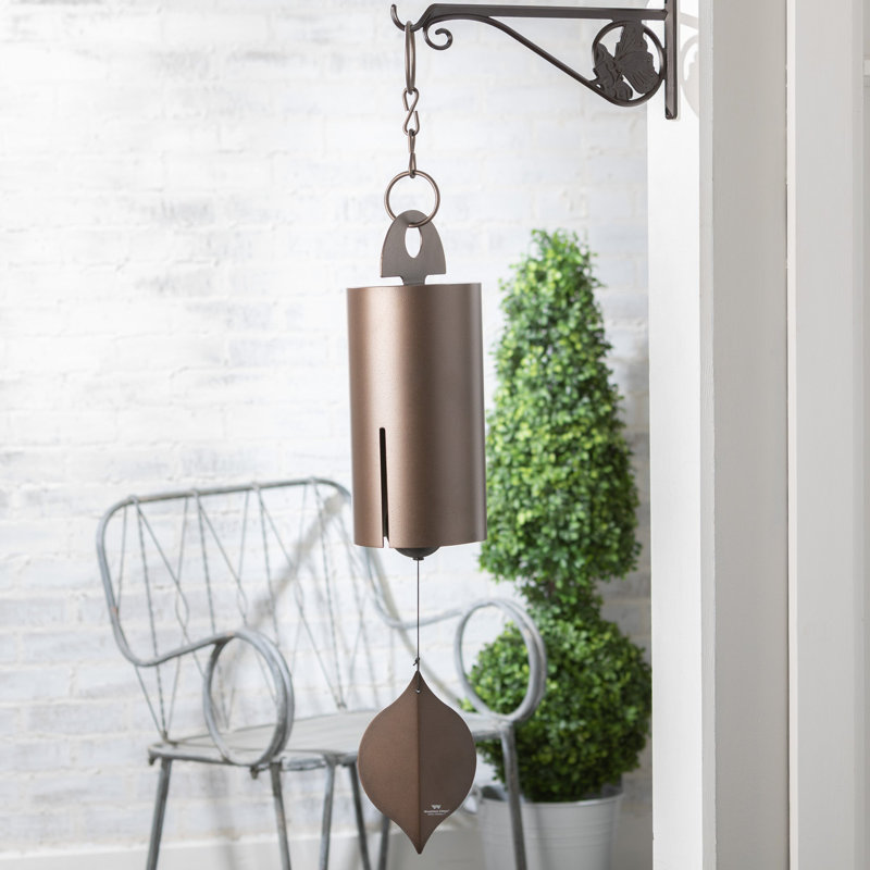 Large Antique Copper Steel Wind Bell Chime