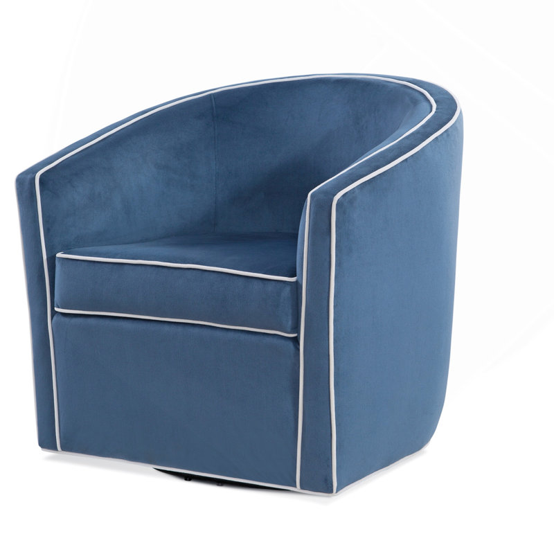 Chaise pivotante bleue, Bleu