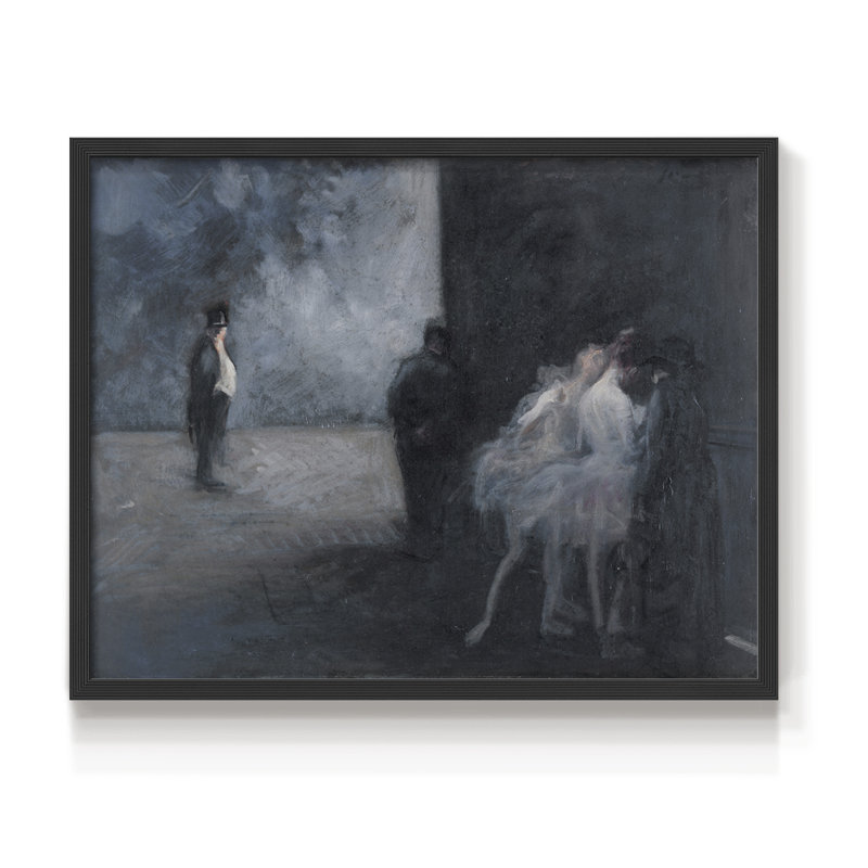 Paysages rétro-DCCLIX - reproduction encadrée, H 8 po x l 10 po, Noir