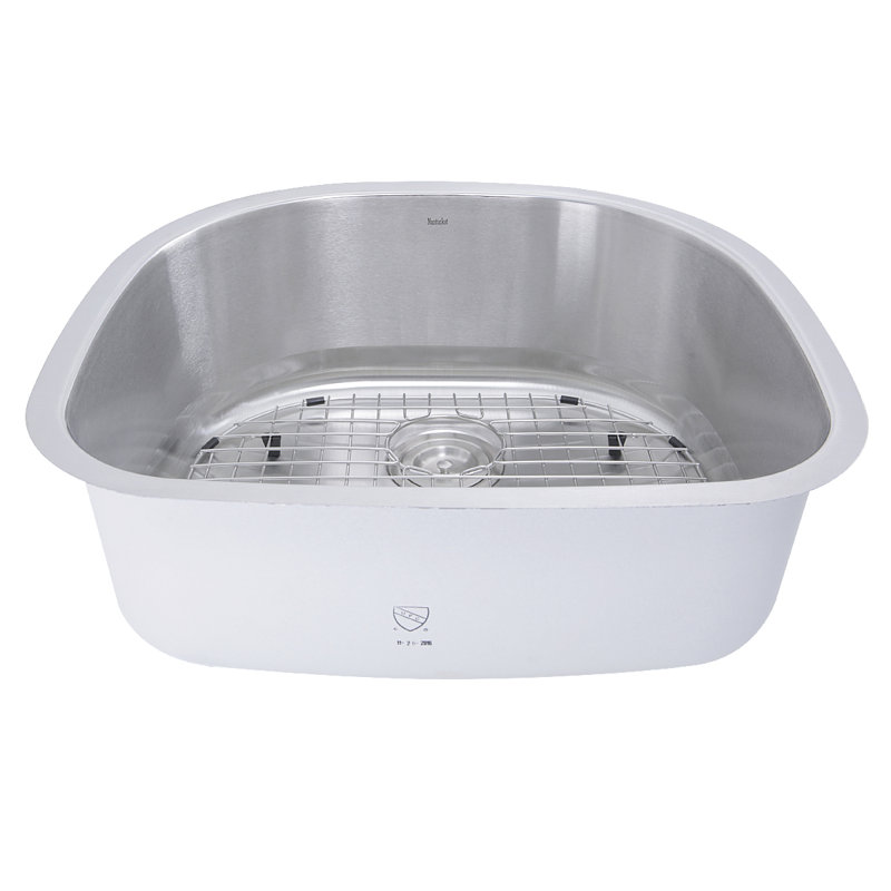 23.75'' L Single Bowl Stainless Steel Kitchen Sink