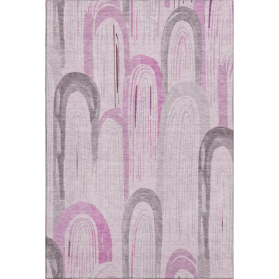 Premium Machine Washable Harjo AMF1588 Geometric Rug
