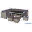 Lipan 9 - Person Garden Lounge Set with Cushions