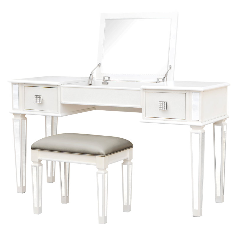 Coiffeuse Merom, Blanc