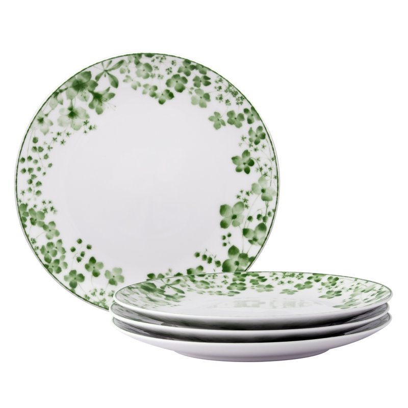 Assiettes à salade Noritake Bloomington Road, 8 1/4 po, Vert