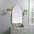 Sabine Metal Arch Wall Mirror-272105253-272105434