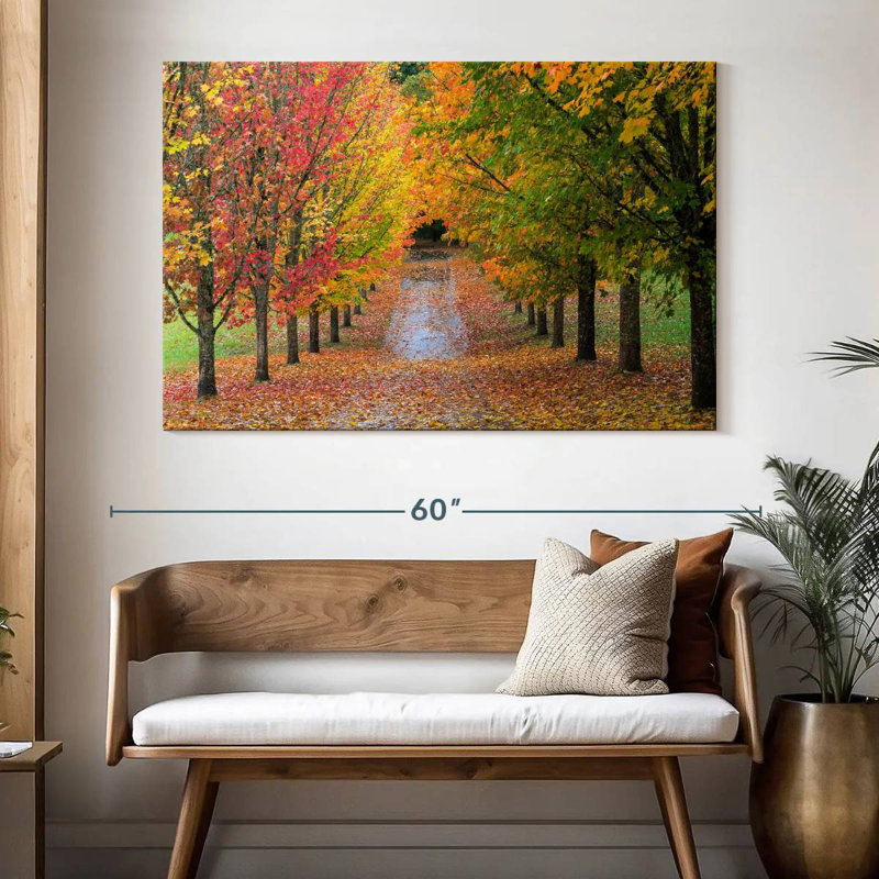 Harnek Autumn Trees Lane, H 34 po x l 51 po