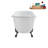 57.5'' x 29.5'' Soaking Acrylic Bathtub-83636140-90752935