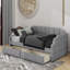 Twin Upholstered Daybed With 2 Drawers-1427839639