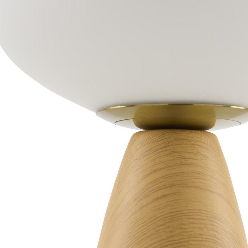 Lampe de table en céramique Deckard, Marron clair
