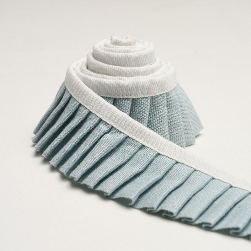 Clara Pleated Tape, Sky