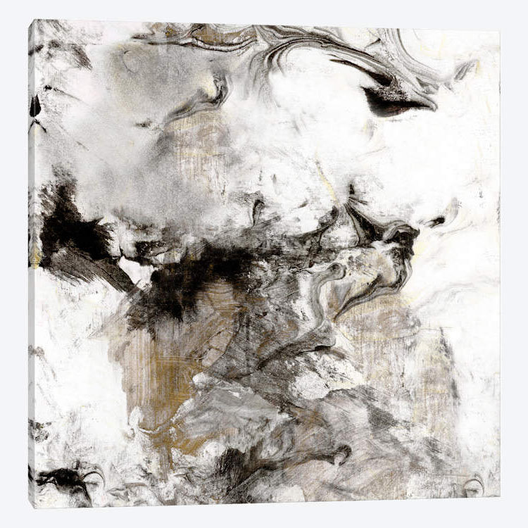 «Marble Onyx II», reproduction sur toile, H 26 po x l 26 po x p 1,5 po, Toile tendue, Pas de tapis