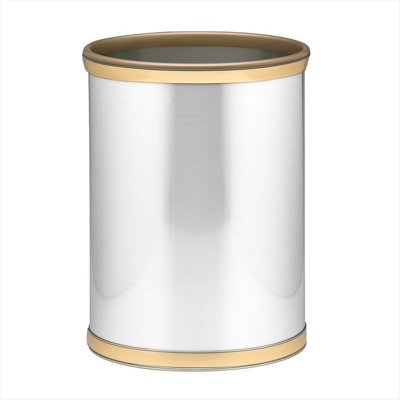 Dajavette Steel Open Waste Basket - 3.25 Gallons